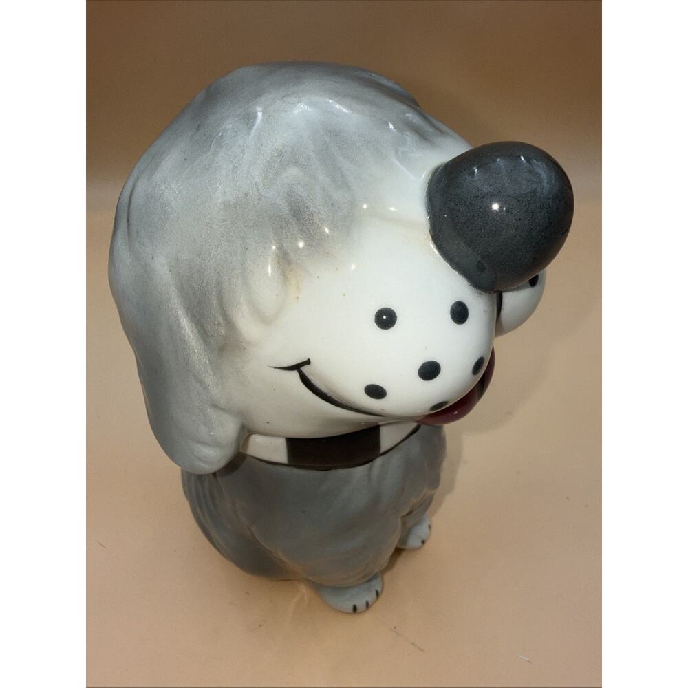 Vtg McCoy “Dan the Sheep Dog” Lidded Ceramic 8” Treat Biscuit Jar~ Made in USA - Picture 4 of 10